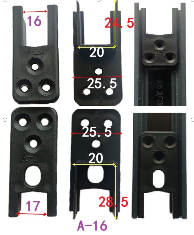 plastic window guides 