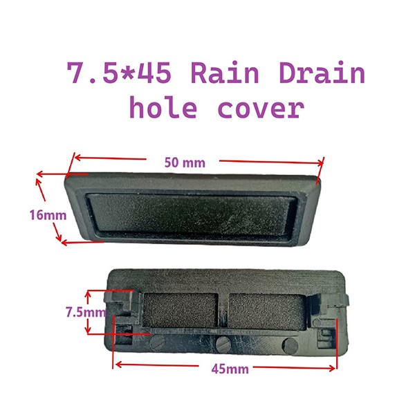 7.5*45mm Rain Drain Hole Cover