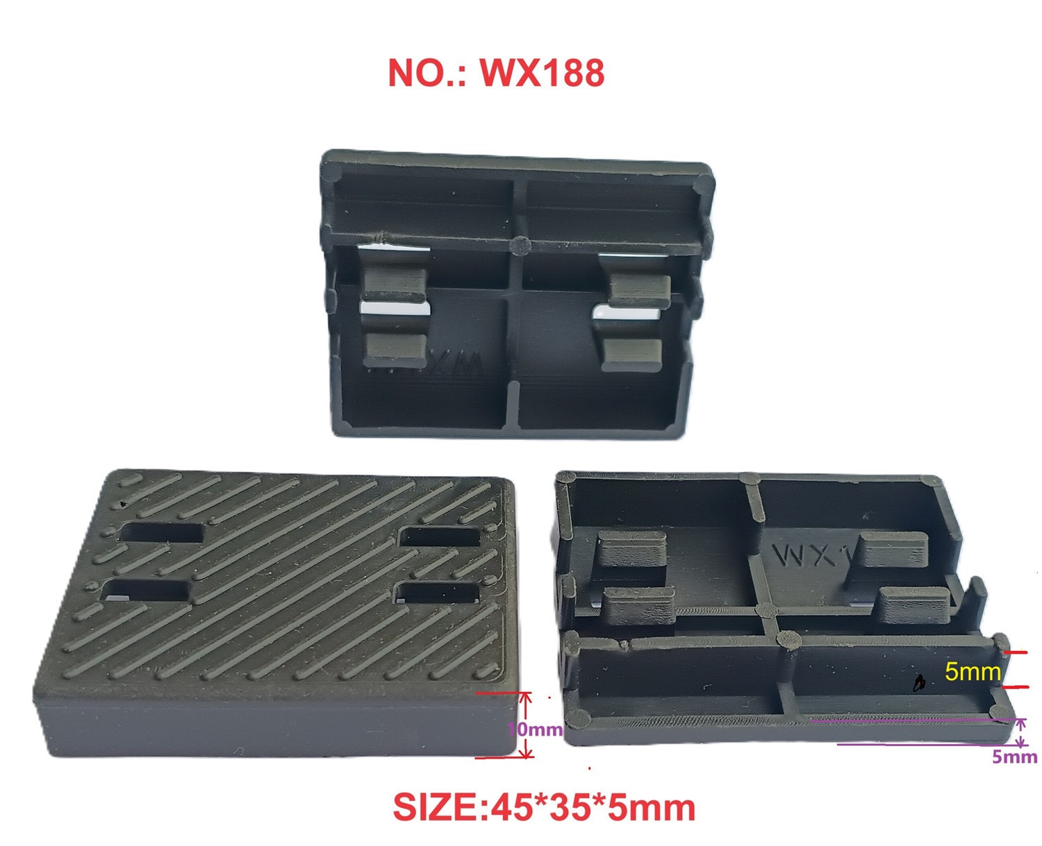 PP Clip-on Glass Spacer