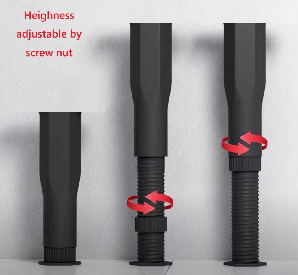 ADJUSTMENT HEIGH PLASTIC STEEL LEG FOR FURNITURES