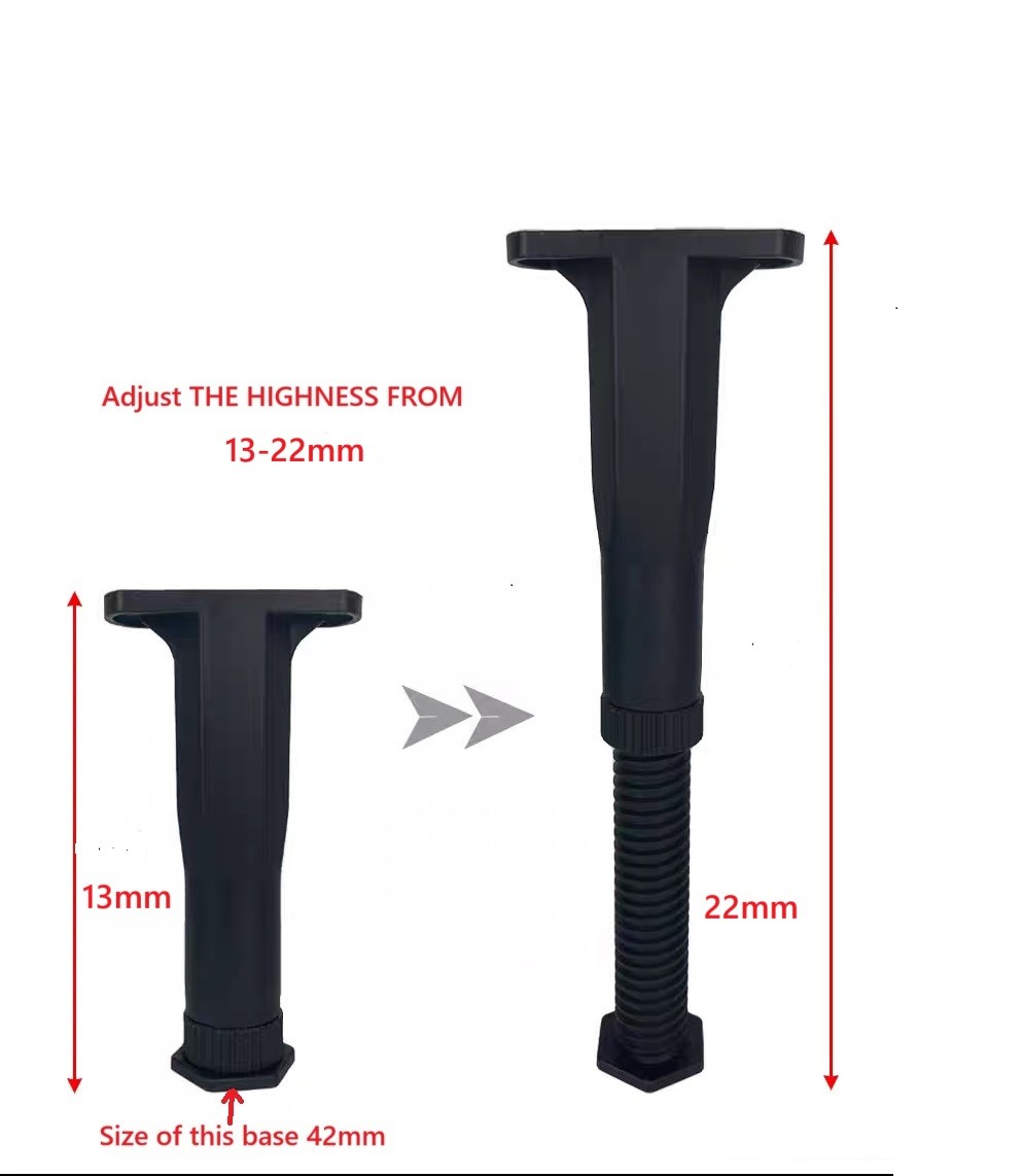 ADJUSTMENT HEIGH PLASTIC STEEL LEG FOR FURNITURES
