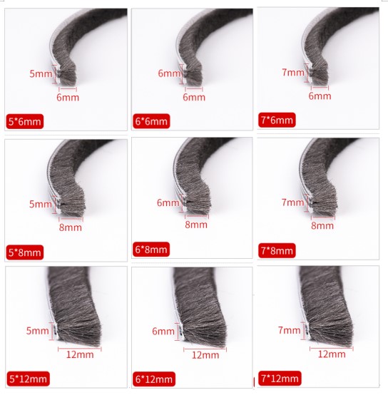 Weather strip for window and doors